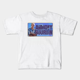 Anthony Bourdain Text Vintage Retro Style Kids T-Shirt